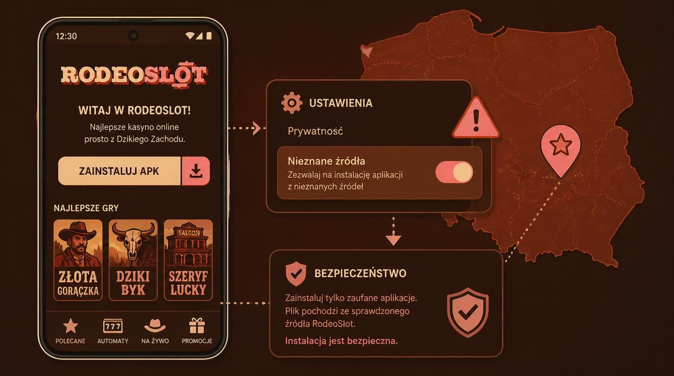 Instalacja APK Rodeo Slot Casino na Androidzie w Polsce